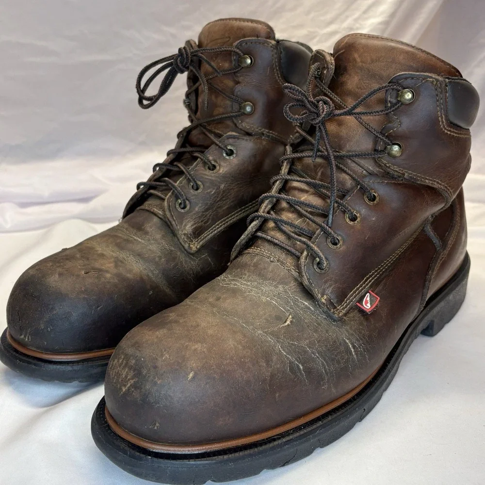 Red Wing 4215 Men Waterproof Boots‎ Steel Toe Genuine Leather Durable Size 11 D